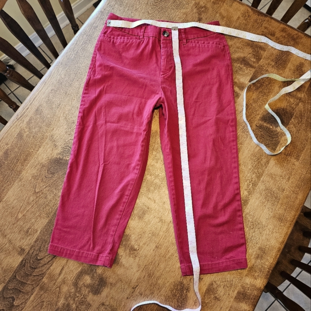 EUC Croft & Barrow Capris. Sz 8